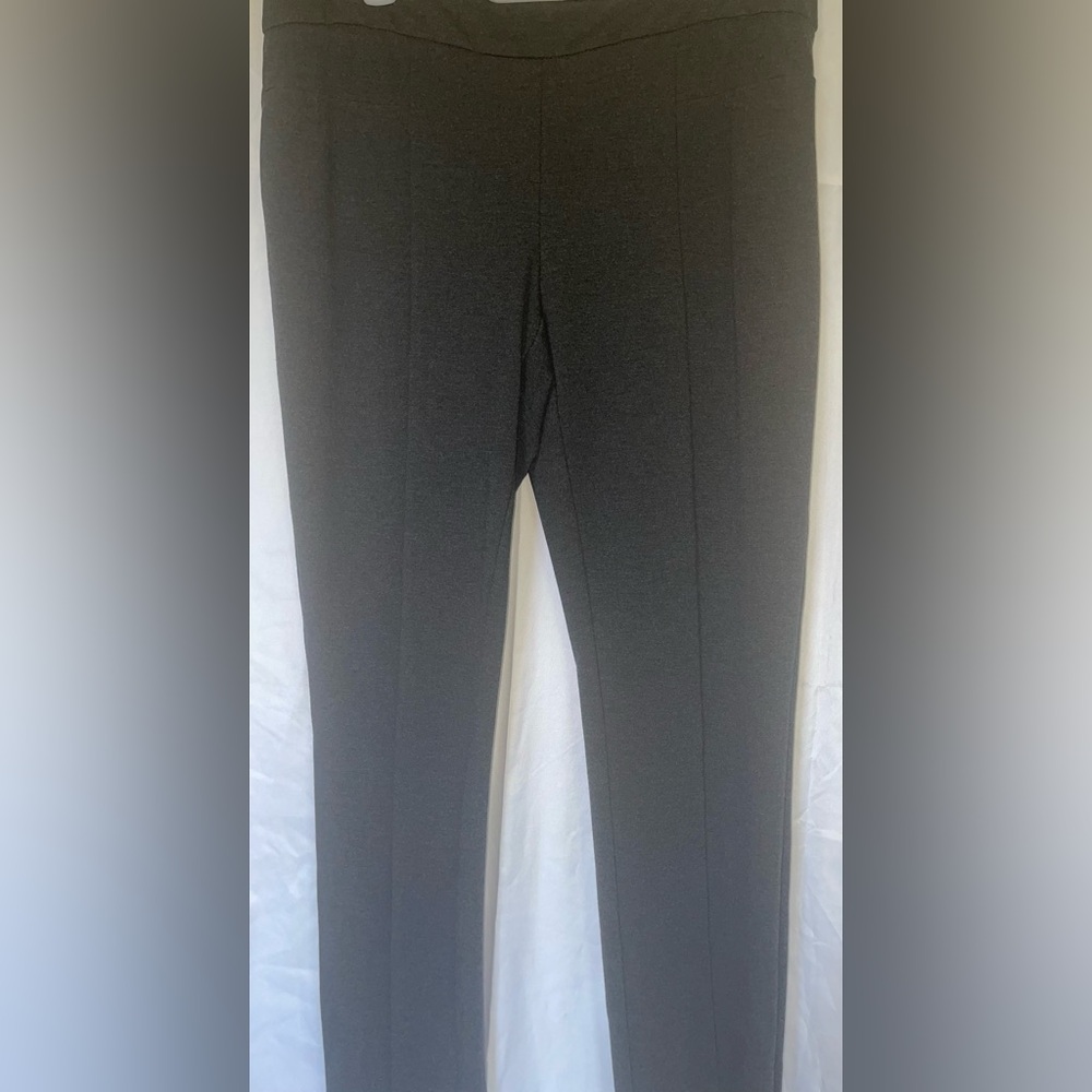Hilary Radley Charcoal Straight Leg Pants